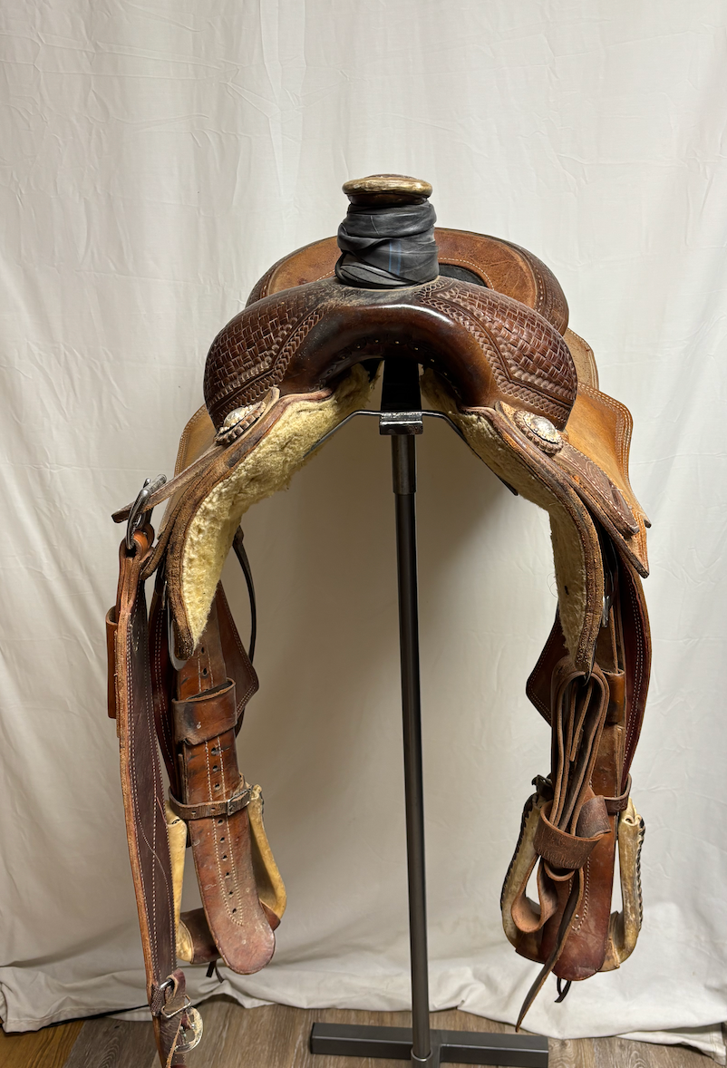 Used Bar H Saddlery Ryan Motes Roper 14.5"