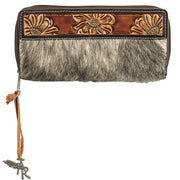 Angel Ranch Spotted Calf Hair Wallet.