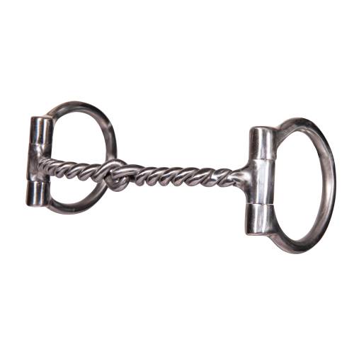 Professional's Choice Pony D Ring Twisted Wire Snaffle Bit EQPB-211