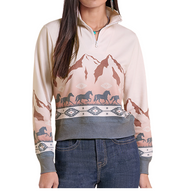 PANHANDLE HORSE BORDER PULLOVER NAT LW91T09676.
