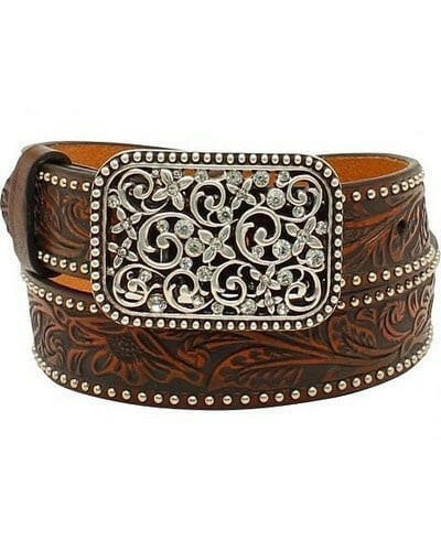 Ariat Girl's Floral Belt with Buckle.