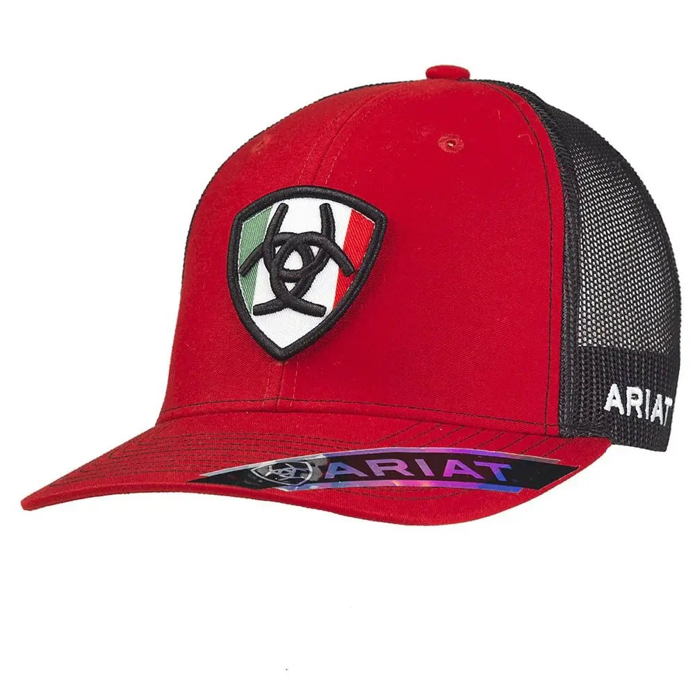 Ariat Mexican Flag Patch Cap.