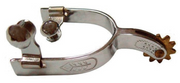 American Heritage Equine Youth Chrome Engraved Spurs 258-140