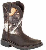 Rocky Youth's Original Ride FLX Waterproof Western Boot.