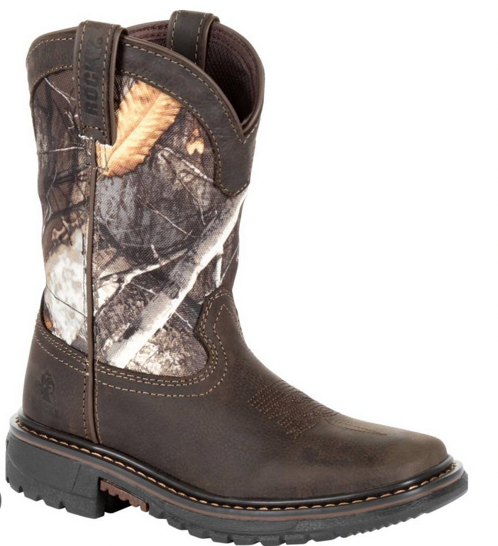 Rocky Youth's Original Ride FLX Waterproof Western Boot.