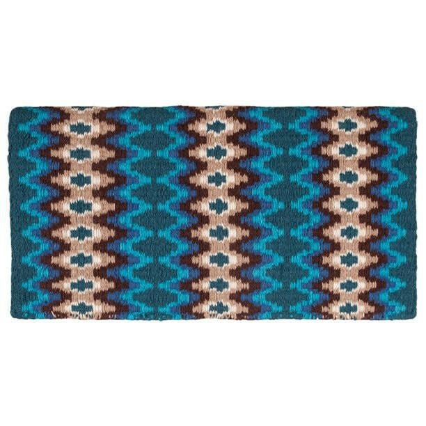 Mustang Mohair Woven Saddle Blanket.