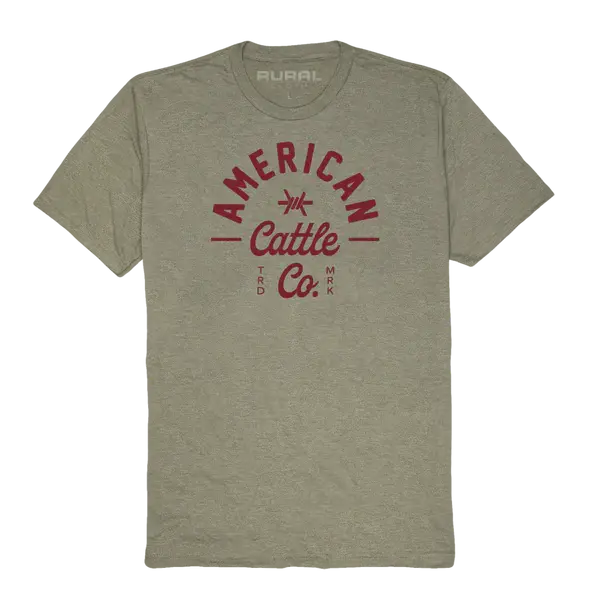 Rural Cloth American Cattle Co Barb Tee.