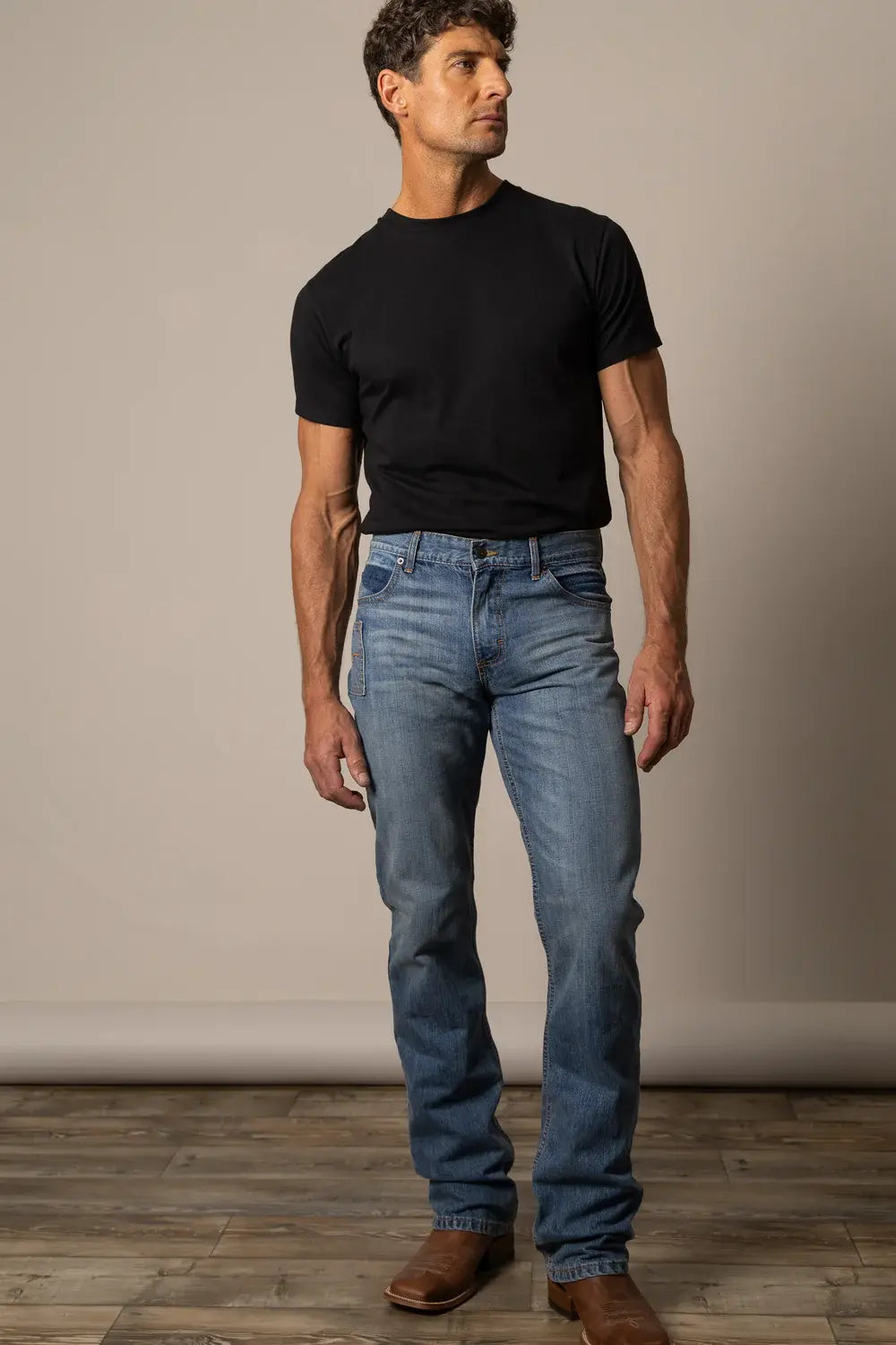 Men Ranch Jeans Kimes Ranch Men's Barney Light Wash Jean | Corral Western Wear
