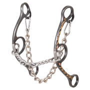 Classic Equine Twisted Wire Dogbone Gag Bit.