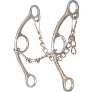 Classic Equine Twisted Wire Dogbone Gag Bit.