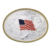 Montana Silversmiths Flag Buckle 1340-874