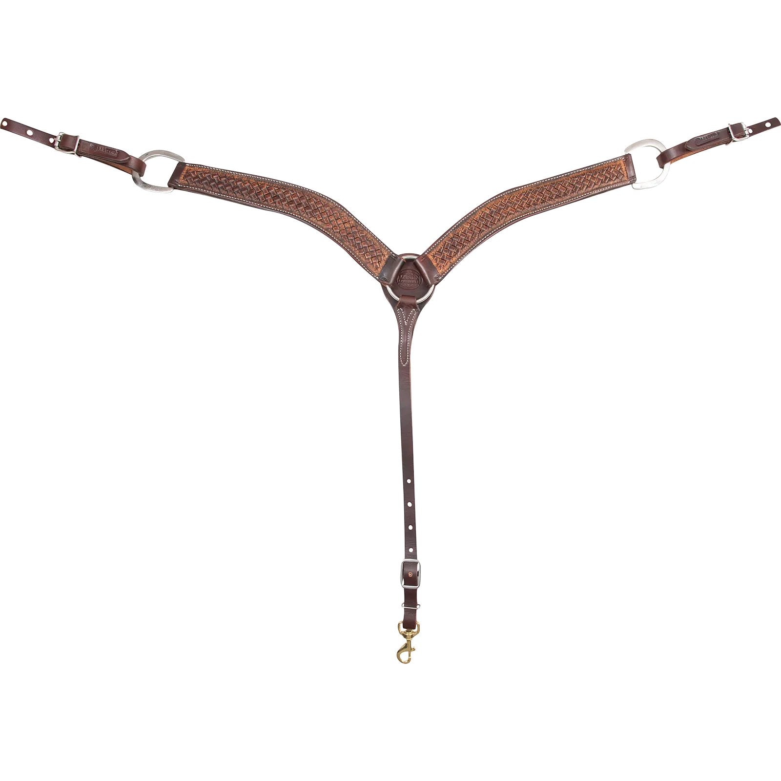 Martin 2" Weathered Antique Weave Breastcollar BC200GWAW