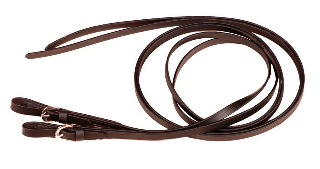 BERLIN BETA BUCKLE SPLIT REIN 5/8''X8' BE5883.