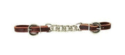 Edged Latigo Twisted Chain Curb Strap.