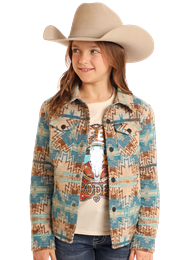 Rock & Roll Cowgirl's Aztec Shacket.