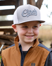 Cinch Boy's Gray Trucker Cap MCC0607002.