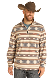 Rock & Roll Men's Stripe Performance Pullover.