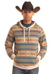 Rock & Roll Cowboy Men's Aztec Hoodie.
