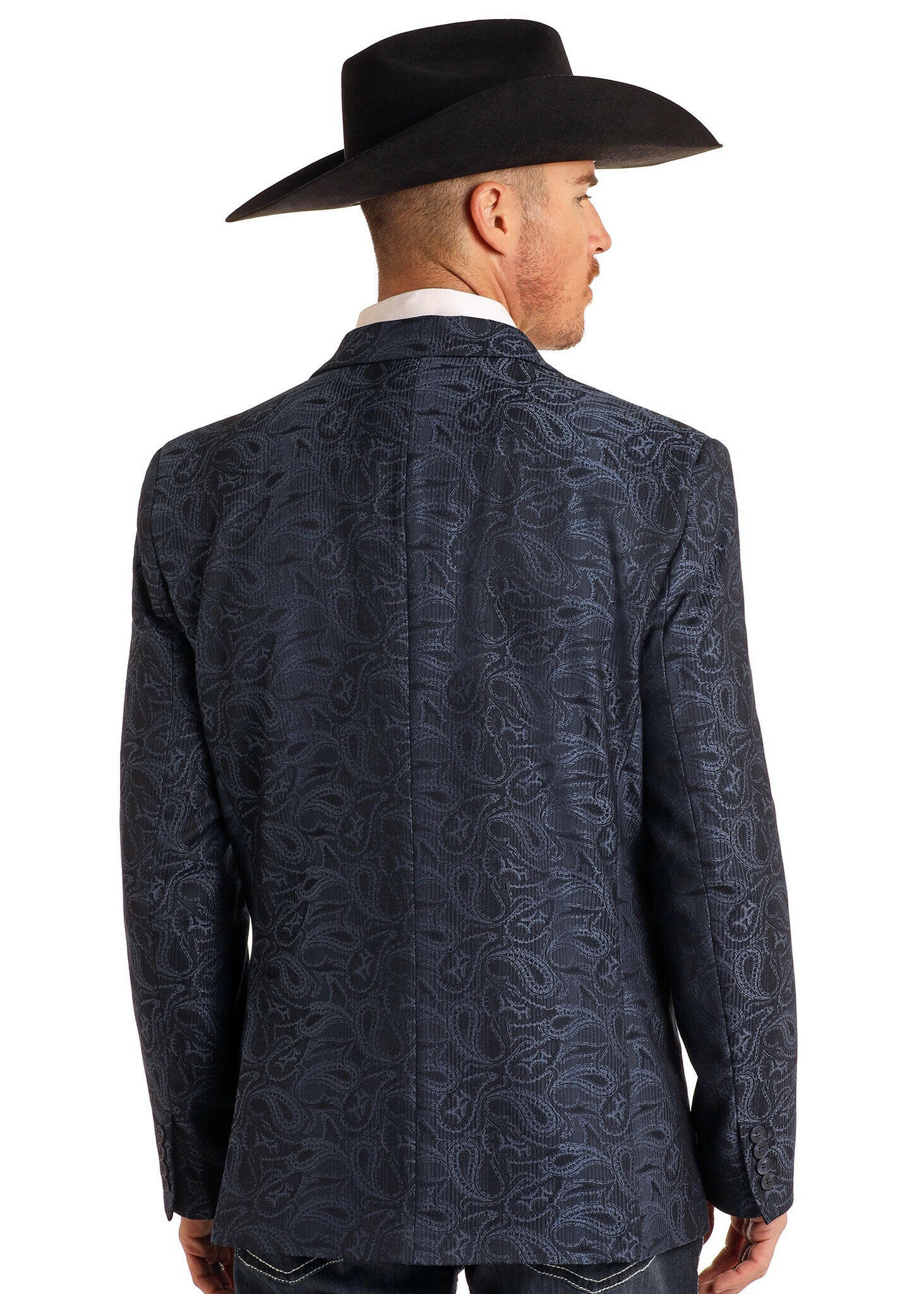 Rock & Roll Men's Paisley Jacquard Sports Coat.