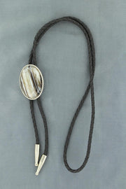 Double S Onyx Stone Bolo Tie 22836