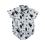 Shea Baby Boy's Timey Short Sleeve Shirt.