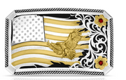 Montana Silversmiths Noble Pride Buckle with Eagle AM57910-1007M