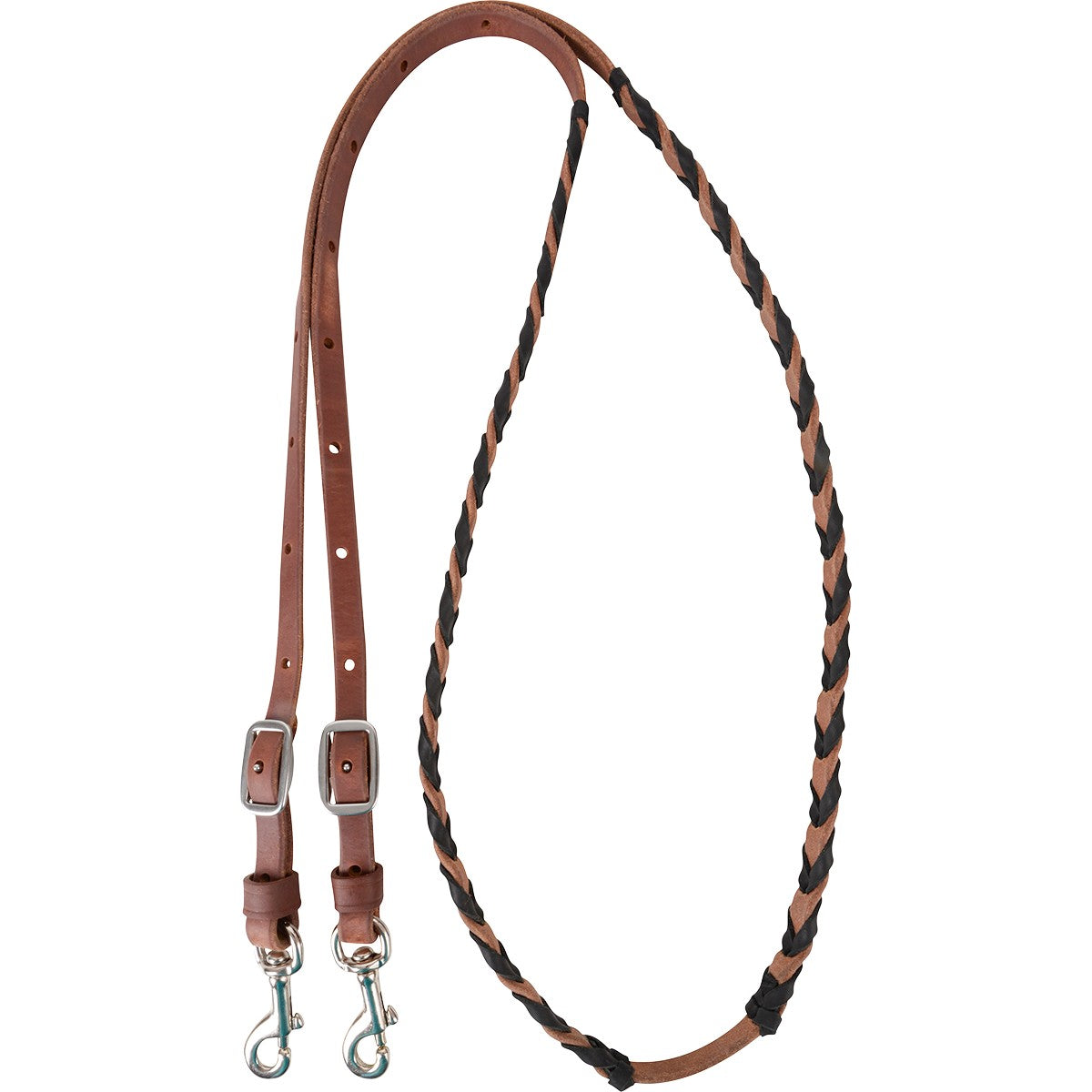 Martin Latigo Laced Barrel Reins BR58BLBKL
