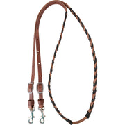 Martin Latigo Laced Barrel Reins BR58BLBKL