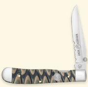 Whiskey Bent Brown Fang Locking Trapper Knife WB16-28