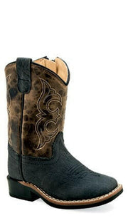 Old West Toddler's Black Western Boot.