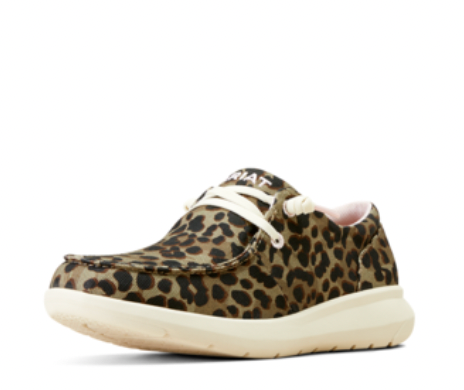 Ariat Women's Leopard Hilo Shoe.