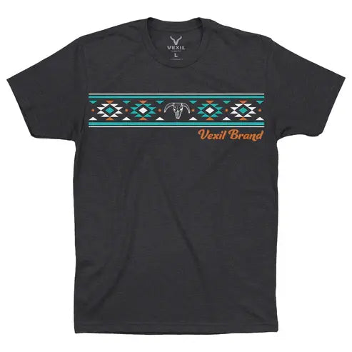 Vexil Men's Bull Skull Aztec Tee.