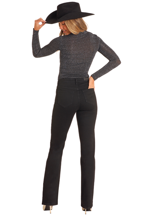 Rock & Roll Cowgirl Women's Mockneck Top.