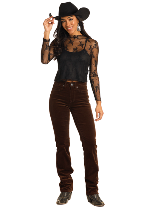 Rock & Roll Cowgirl Lace Top.