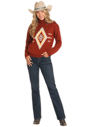 Rock & Roll Women's Turtleneck Sweater.