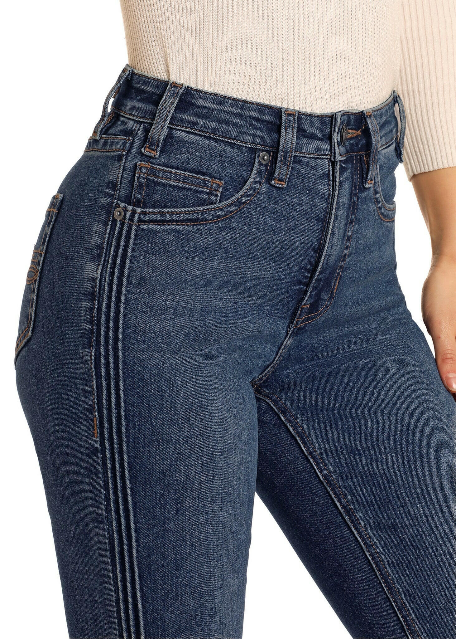 Rock & Roll Women's High Rise Bootcut Jeans.