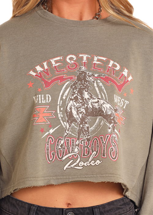 Rock & Roll Cowgirl Women's Graphic Pullover.