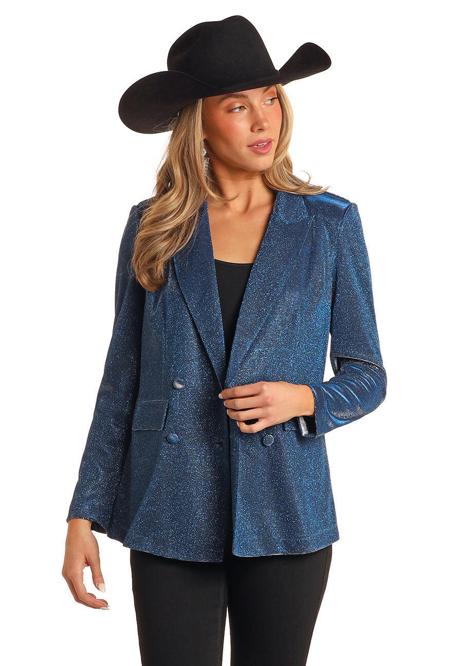 Rock & Roll Women's Iridescent Blazer.