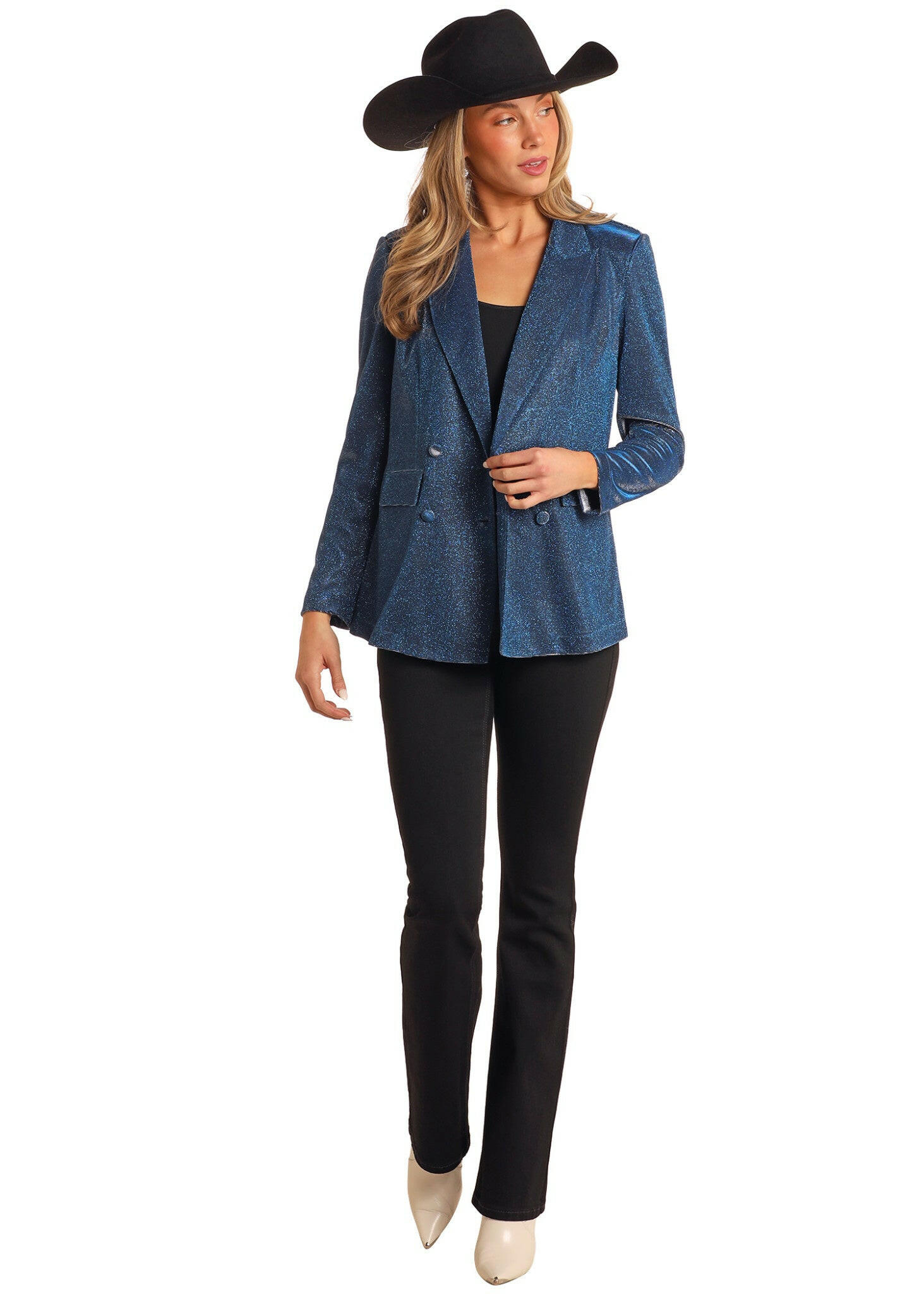 Rock & Roll Women's Iridescent Blazer.
