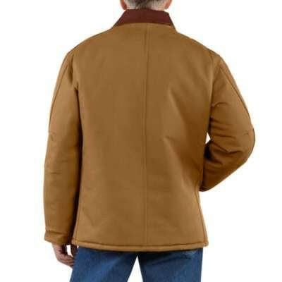 Men's Carhartt Arctic Quilt Lined Duck Traditional Coat C003-BRN