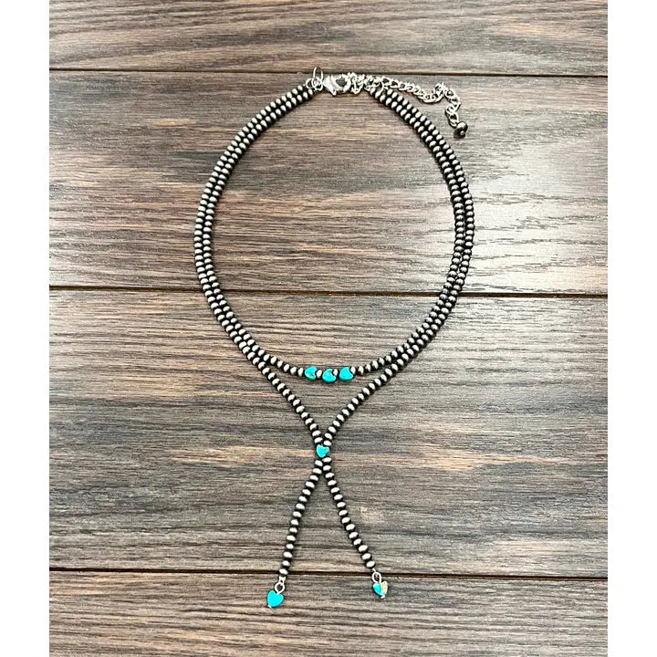ISAC Trading Navajo Heart Tassel Necklace
