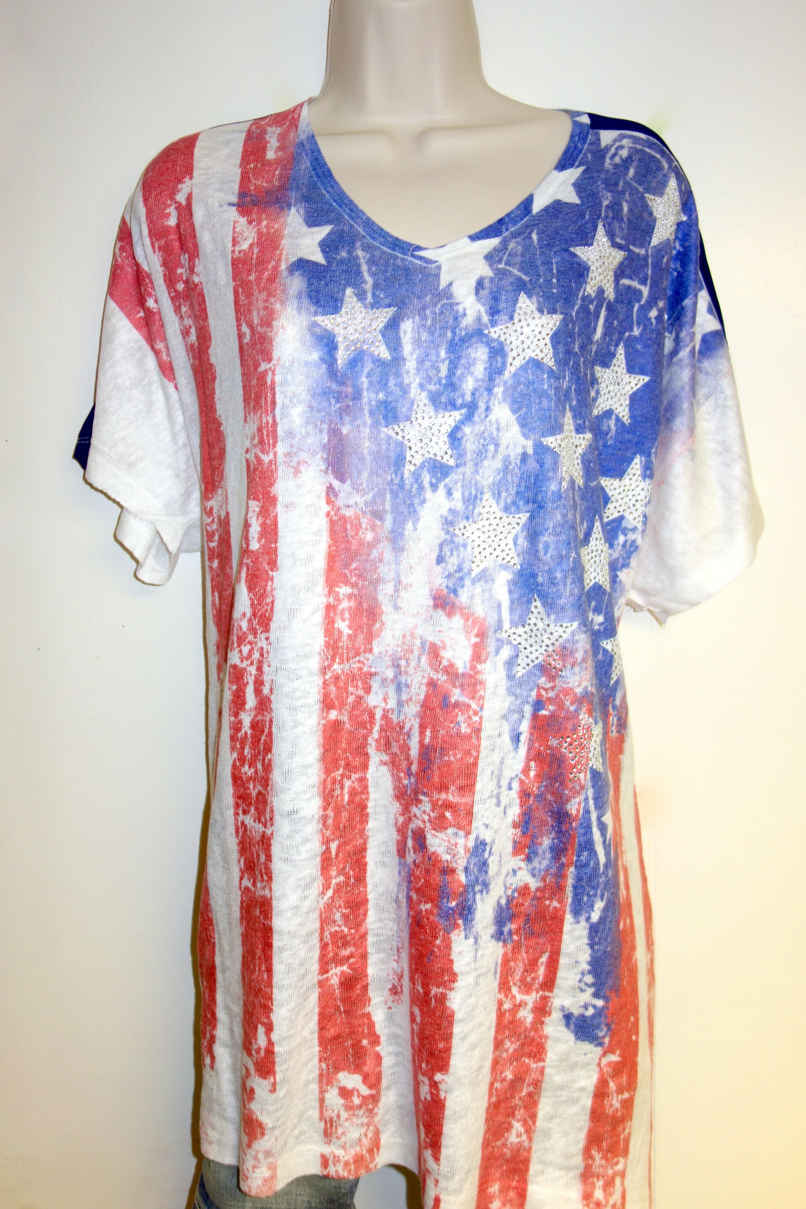 Women's Flag Blouse C3.