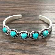 Isac Trading Small Turquoise Cuff Bracelet 711321
