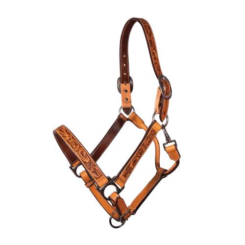 Professional's Choice Apple Blossom Leather Halter 3plh-app