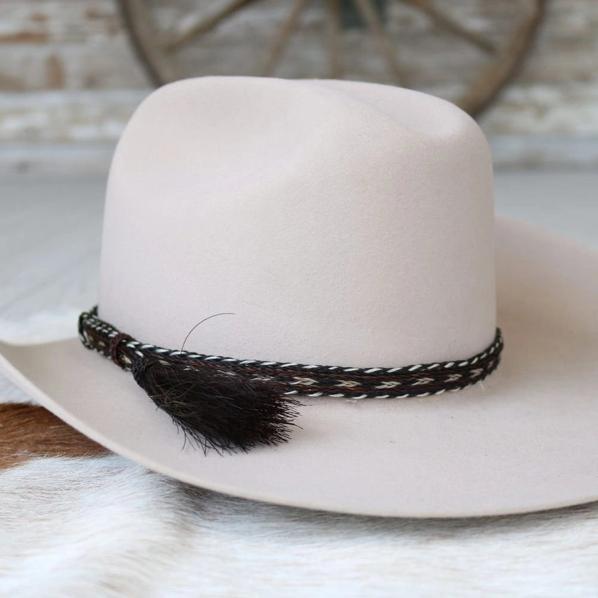 Willow Lane Hat Co. Espada Horsehair Braided Tassel Hat Band WL-HH16ST