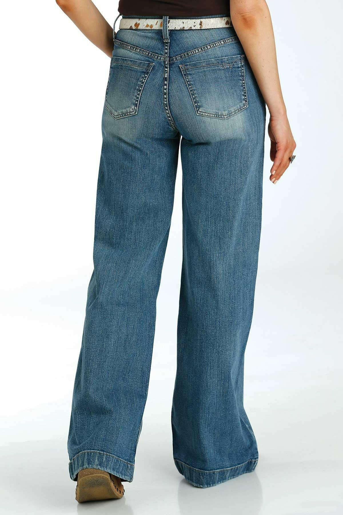 Cruel Girl Ladies Skylar Wide Leg Jean.
