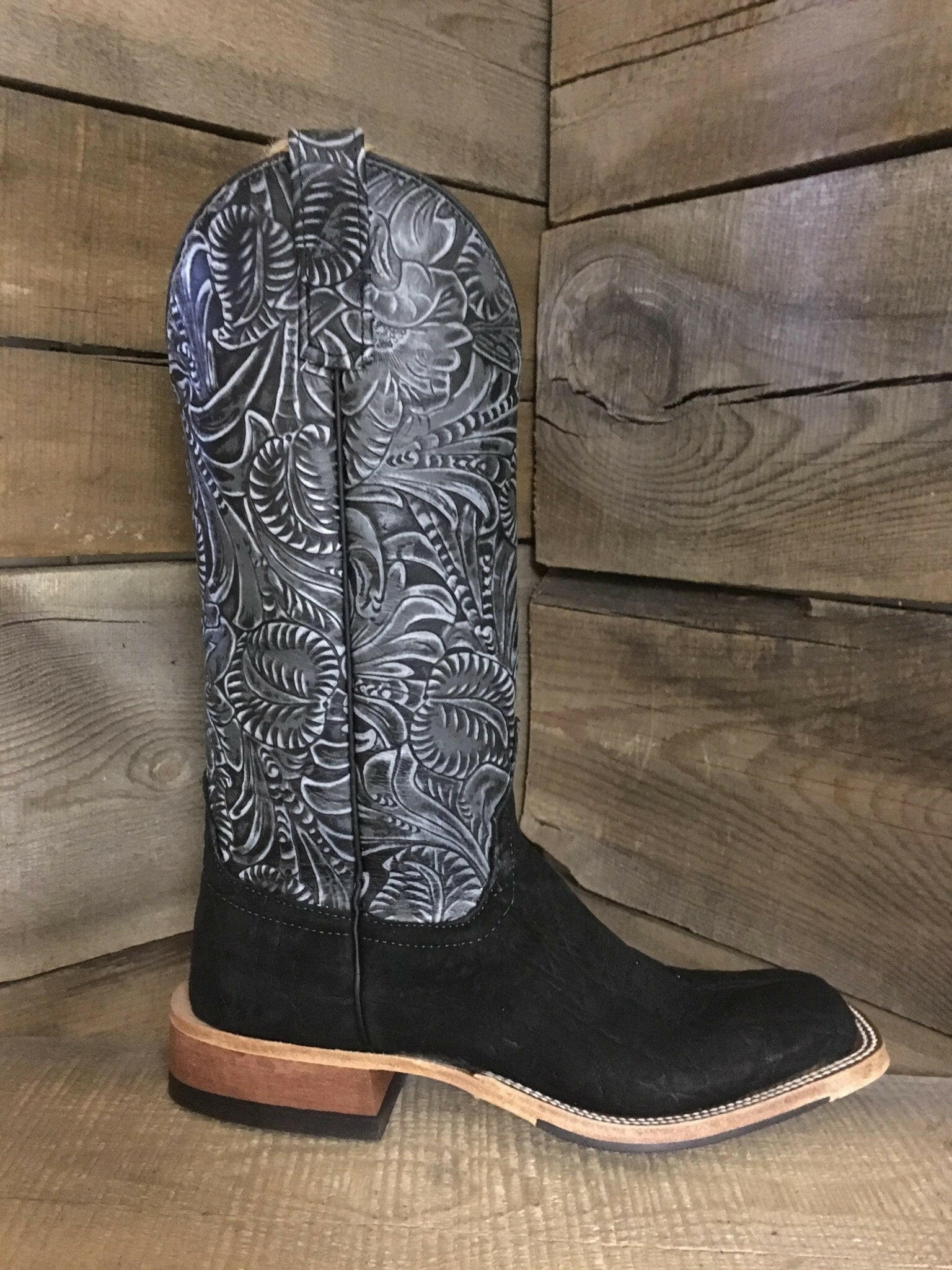 Anderson Bean Ladies Black Elephant Boots.