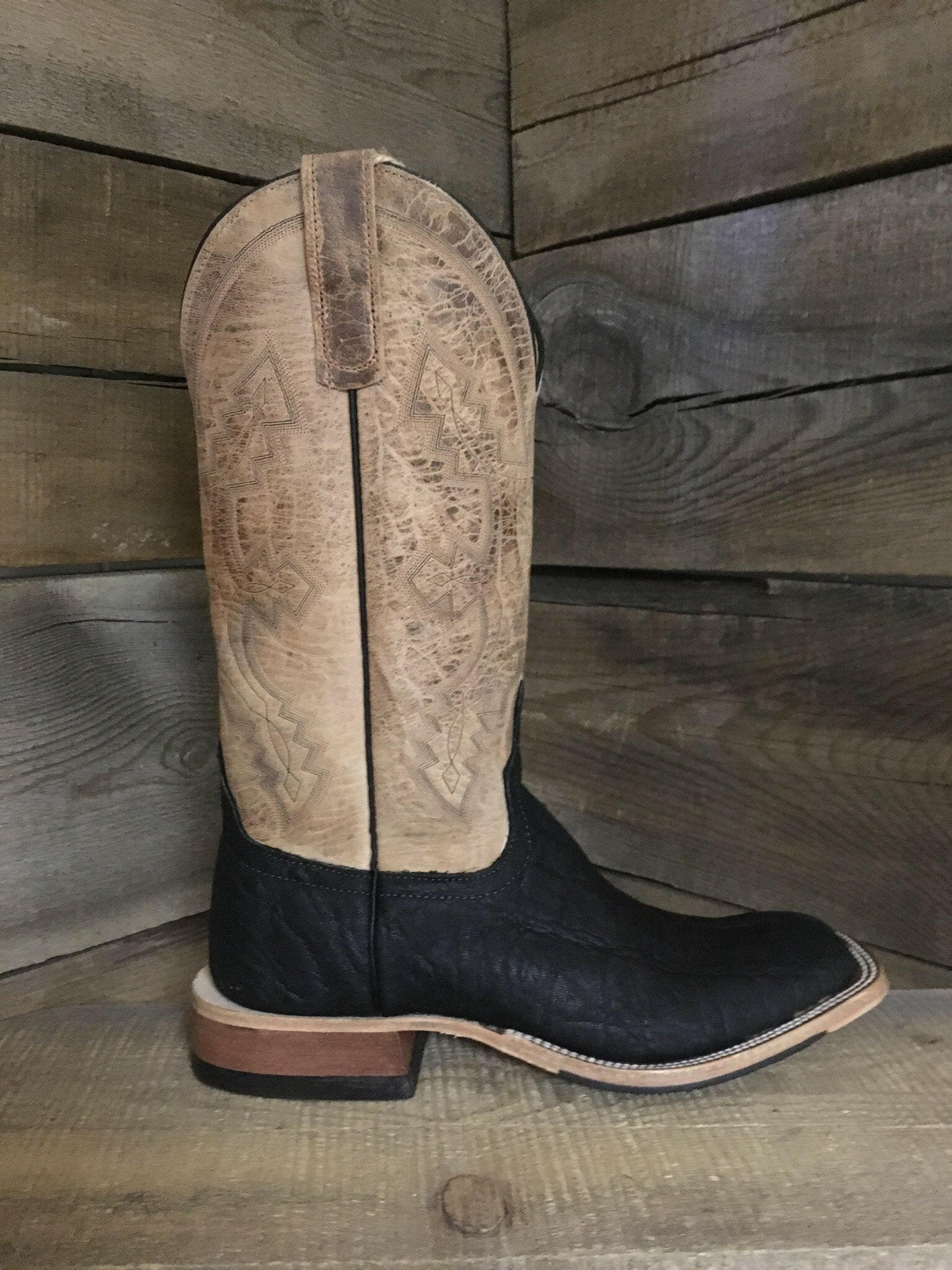 Anderson Bean Men's Black Elephant Boots.