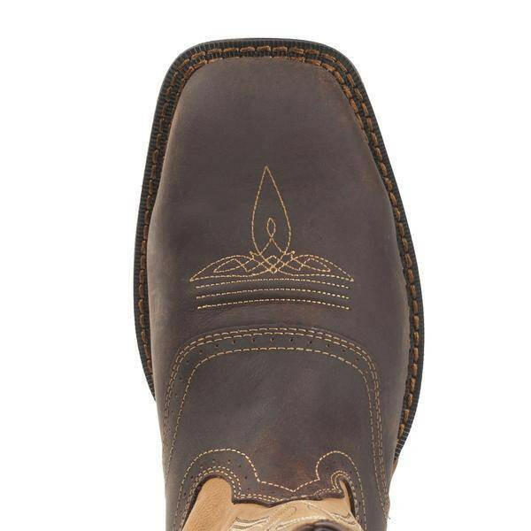 Men's Durango Rebel Steel Toe Waterproof Work Boot.