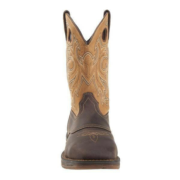 Men's Durango Rebel Steel Toe Waterproof Work Boot.